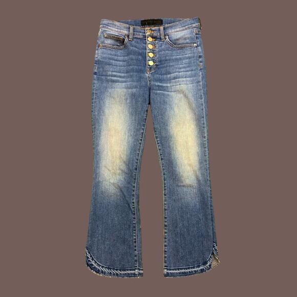 Veronica Beard Baby Boot JeansHigh Rise Beach WashSize 28USA